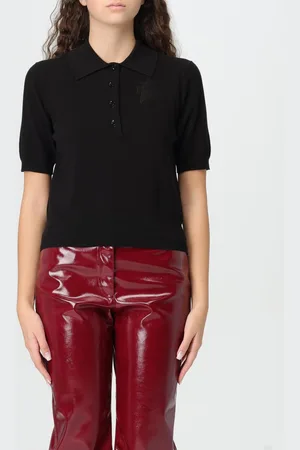 Burberry Polo in cotone con logo traforato