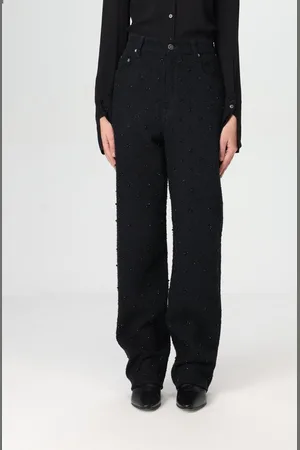 Golden Goose Jeans in denim con perline
