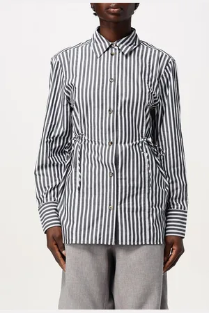 Ganni Camicia in cotone a righe