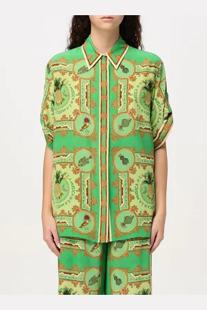 ALÉMAIS Camicia in seta stampata