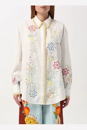 ALÉMAIS Camicia in cotone con ricami