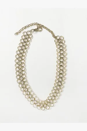 Allujewels Collana Stella Short in ottone