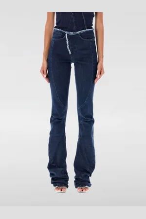 OTTOLINGER Jeans in denim di cotone con profili sfrangiati