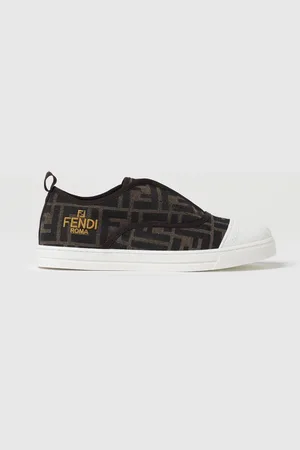 Fendi Sneakers FF in misto cotone con logo jacquard