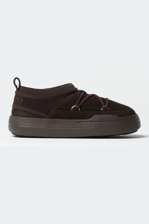 Moon Boot Sneakers Park Icon in camoscio
