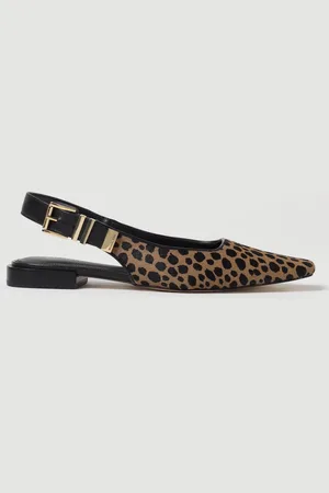 Michael Kors Ballerina in camoscio stampa animalier