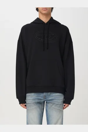 Diesel Felpa con cappuccio in cotone con logo