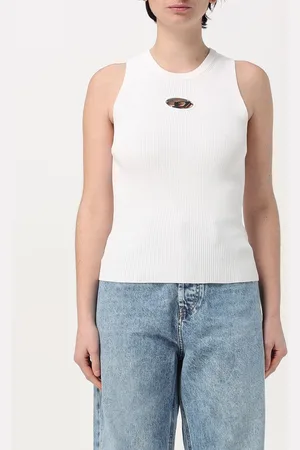 Diesel Canotta in misto viscosa stretch