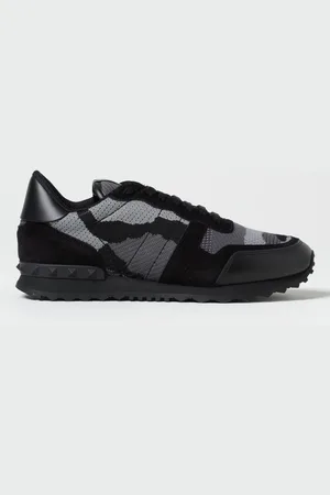 VALENTINO GARAVANI Sneakers Rockrunner Camouflage in pelle e mesh