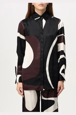 Kiton Camicia in seta stampata