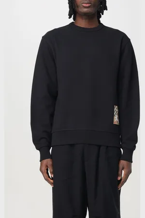 Burberry Felpa a girocollo con toppa check