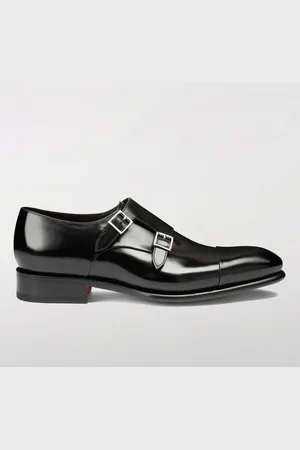 santoni Monk Strap in pelle