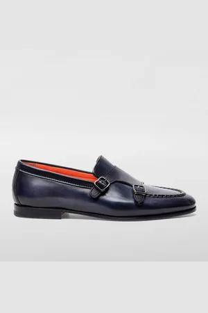 santoni Monk Strap in pelle