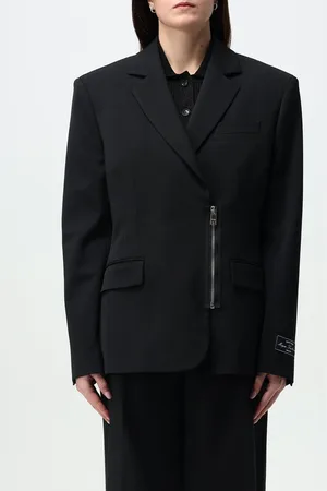 Msgm Blazer a doppiopetto con zip