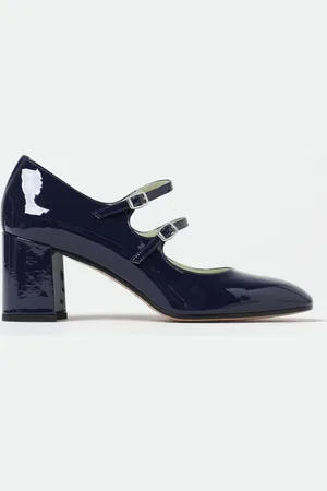 Carel Mary Jane Cherry in pelle verniciata