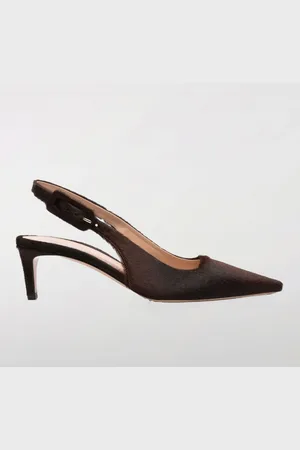 Gianvito Rossi Slingback Lindsay in cavallino