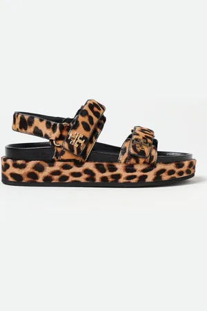 Tory Burch Sandalo in cavallino animalier