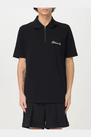 Balmain T-shirt a polo in cotone