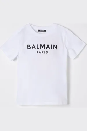 Balmain T-shirt in cotone con logo