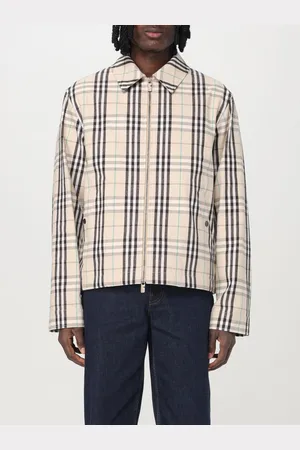 Burberry Giacca in twill con stampa Vintage Check
