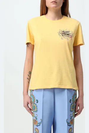 Etro T-shirt in cotone con logo