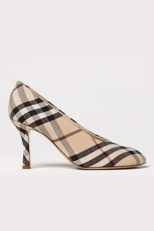 Burberry Décolleté in misto cotone con Vintage Check jacquard