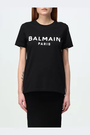 Balmain T-shirt in cotone con logo