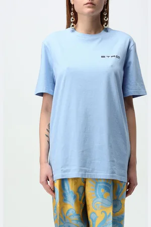 Etro T-shirt in cotone con stampa Paisley