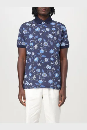 Etro Polo Pegaso in cotone floreale