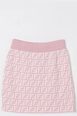 Fendi Gonna in maglia di cotone FF