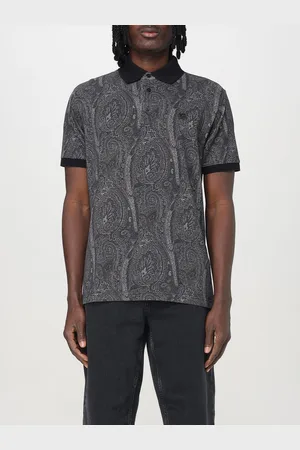 Etro Polo in cotone con stampa Paisley