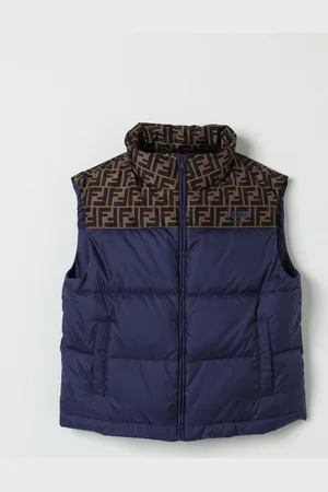 Fendi Piumino a gilet imbottito FF