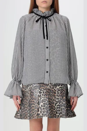 Ganni Camicia in crêpe vichy