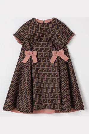Fendi Abito FF in neoprene con fiocchi