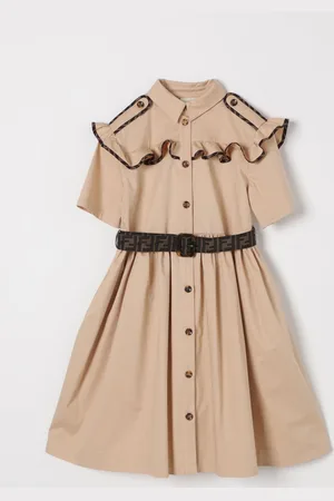 Fendi Abito in gabardine stretch
