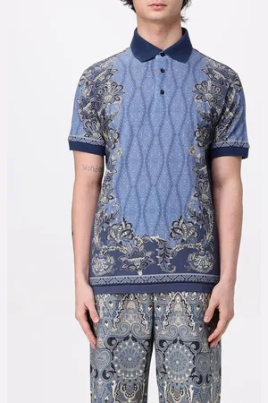 Etro Polo Pegaso in cotone paisley