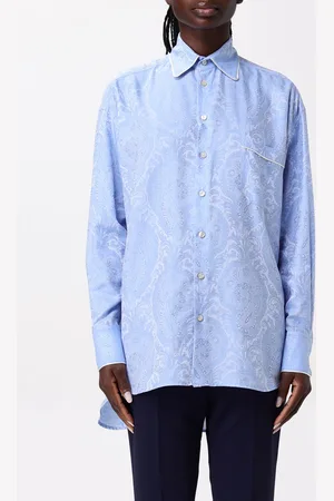 Etro Camicia in cotone con stampa Paisley