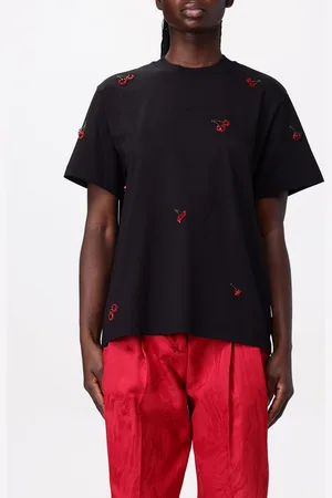 Des Phemmes T-shirt in cotone con applicazioni