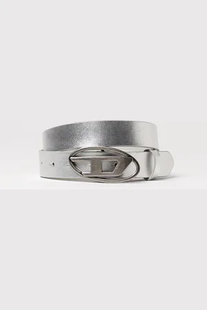 Diesel Cintura B-1DR in pelle laminata