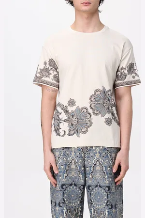 Etro T-shirt in cotone con stampa