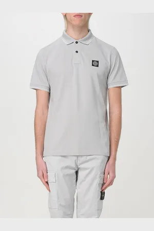 Stone Island Polo in cotone biologico piquet