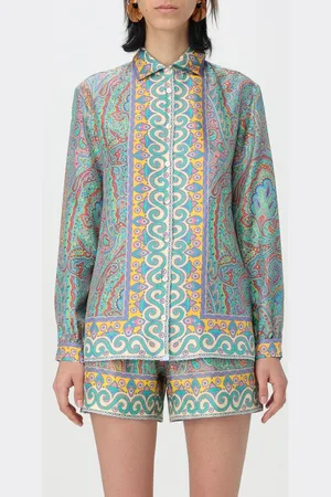 Etro Camicia in seta stampata