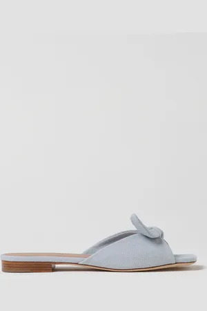MALONE SOULIERS Mules Vargas in lino con fiocco