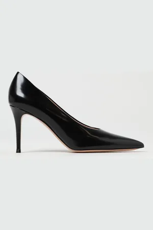 Gianvito Rossi Décolleté in pelle spazzolata