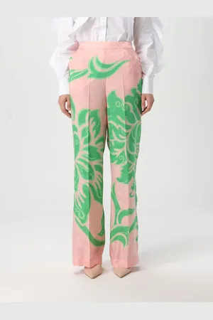 Etro Pantalone in viscosa e seta con stampa floreale