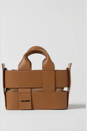 vic matiè Borsa Vic Matiè in pelle intrecciata