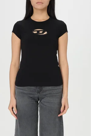 Diesel T-shirt basic in cotone stretch