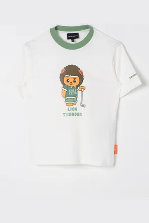Emporio Armani T-shirt in cotone con stampa