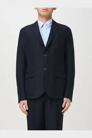 Armani Exchange Blazer in lino e viscosa