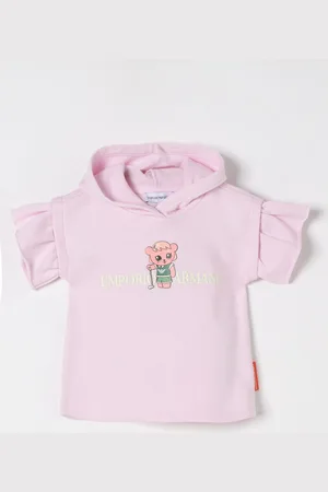 Emporio Armani Abito in cotone con logo
